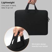 Portable Air Permeable Handheld Sleeve for 13.3 Laptops - 34x25.5x2.5cm - Pink thumbnail