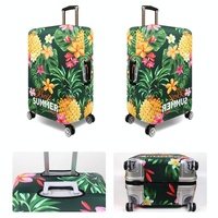 Stretchy Luggage Dust Cover - Durable & Protective - Size l - Sword Leaf Forest - Xl thumbnail