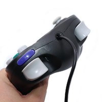 5 Piece Wired Game Controller for Nintendo Ngc - Transparent Purple thumbnail