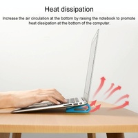 Adjustable Notebook Stand for Improved Cooling and Comfort - Green thumbnail