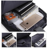Versatile Laptop Business Backpack - Fits 14 Macbook and More - 40x28x12cm - Grey thumbnail