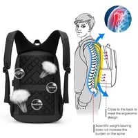 Multifunctional Oxford Laptop Backpack - Cxs-621 - Grey thumbnail