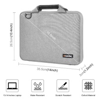 Convertible Laptop Bag for Macbook Thinkpad Asus Hp - Grey thumbnail