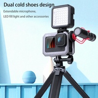 Metal Border Frame Mount for Gopro Hero10 / 9 with Dual Cold Shoes Base thumbnail