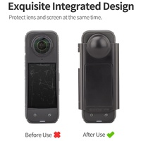 Transparent Black Sunnylife Lens Screen Protector for Insta360 X4 thumbnail