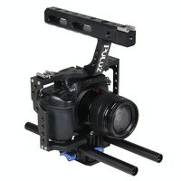 Sony A7 / A7S / A7R Camera Cage Stabilizer With Handle - Blue thumbnail