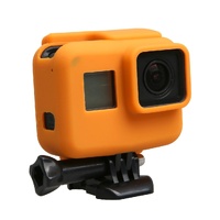 Silicone Border Frame Mount for Gopro Hero5 - Protective Cover - Blue thumbnail