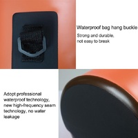 Waterproof Single Shoulder Dry Bag Outdoor Pvc Barrel Dry Sack Capacity Under 50L - Blue thumbnail