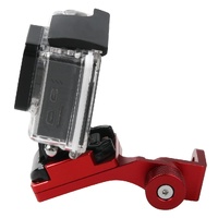 Universal Rearview Mirror Mount for Action Cameras - Blue thumbnail