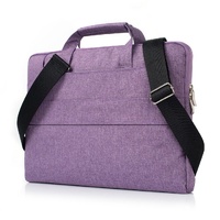11.6 Inch Laptop Bag - Portable one Shoulder Zipper for Macbook Samsung Sony Dell Alienware Chuwi Asus Hp - Purple thumbnail
