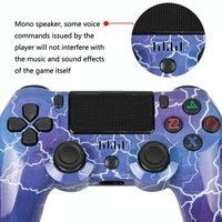 Wireless Bluetooth Game Controller for Ps4 with Dual Vibration and Light Strip - Burst thumbnail