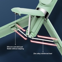 Wireless Selfie Stick with Remote Tripod - Compact Design - Red thumbnail