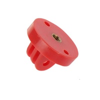 Universal Camcorder Mount Adapter for Gopro Hero Cameras - Tripod Compatible - Red thumbnail