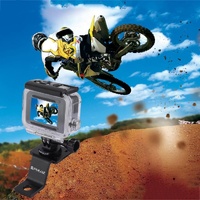 Universal Motorcycle Mount for Action Cameras - Red thumbnail