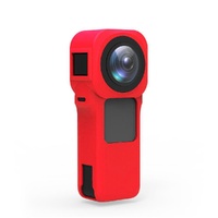 Insta360 one r 1 Inch Silicone Case with Lens Cover - Red thumbnail