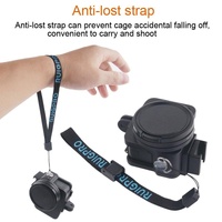 Aluminum Protective Cage with Insurance Frame and 52mm Uv Lens for Gopro Hero7 / 6 / 5 - Red thumbnail