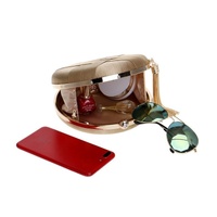 Silk Handbag for Fashion Banquets and Parties - Silver thumbnail