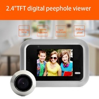 2.4 Screen 2.0Mp Security Camera With Tf Card Support - No Disturb Peephole Viewer thumbnail