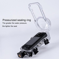 Waterproof Insta360 X3 Camera Diving Case for Underwater Photography thumbnail
