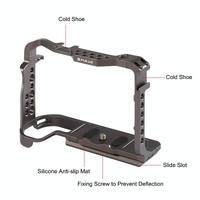 Canon Eos R5 / R6 Video Camera Cage Stabilizer - Handleless Bronze thumbnail