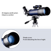High Definition Astronomical Telescope with Tripod and Phone Clip - White thumbnail