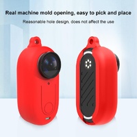 Silicone Case with Lens Cover for Insta360 Go 3 - White thumbnail