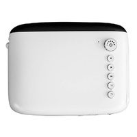 Portable Mini Led Projector For Home Theater - Av / Sd / Hdmi - Black White thumbnail