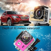 170 Degree Wide Angle Wifi Action Camera with Waterproof Case - Supports 64gb Micro Sd - Yellow thumbnail