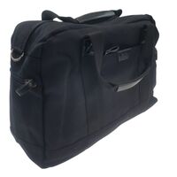 FIB Byron Cotton Canvas Overnight Bag Travel Luggage Duffle Duffel - Black thumbnail