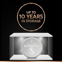 2x Duracell CR2025 Batteries Lithium 3V Battery Security 2025 thumbnail