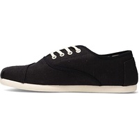 TOMS Heritage Mens Canvas Casual Shoes Sneakers Lace Up Low Cut - Black - US 8 thumbnail