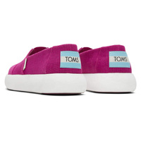 TOMS Womens Canvas Slip On Shoes Sneakers Flats Platform Espadrilles - Fuchsia Pink - US 9 thumbnail