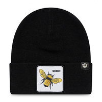 Goorin Buzzed Beanie Hat Warm Winter Ski Animal Series - Black thumbnail