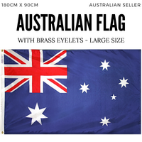 AUSTRALIA FLAG Aussie Australian Day Souvenir National 180cm x 90cm - Large thumbnail