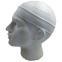 2pc Set Plain Headband Elastic Stretch Sports Yoga Hair Band Unisex Wide Wrap thumbnail