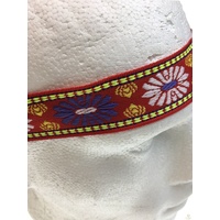 INDIAN Two Feather Headband Headdress Fancy Dress Native American Costume Party thumbnail