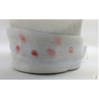 VAMPIRE BITE CHOKER for Halloween Costume Dress Up Horror Fake Blood Bandage thumbnail
