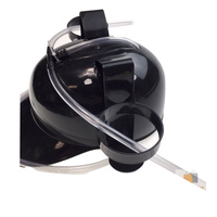 BEER DRINKING HELMET Drink Guzzler Holder Costume Party Hat Oktoberfest - Black thumbnail