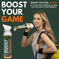3x 10 Litres of Boost Sport Oxygen in a Can Supplemental - 200 Breath (Large) thumbnail