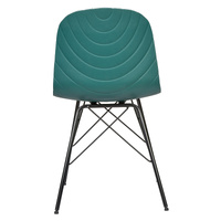 Set of 2 Modern Republica Dining Chair Living Office Furniture Seat Scandi - Dark Green thumbnail