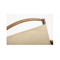 2x Bamboo Foldable Outdoor Camping Chair Wooden Travel Picnic Park Folding - Khaki/Beige thumbnail