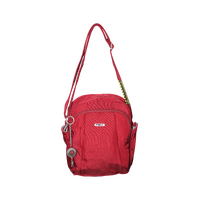 FIB Mens Tablet Crossover Bag Shoulder Strap Crossbody Satchel Travel - Burgundy thumbnail