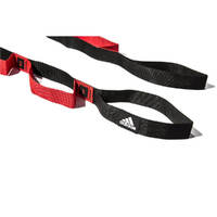 Adidas Stretch Assist Band Looped Warm Up Warmup Pre-Workout - Red/Black thumbnail