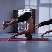 Adidas Premium Yoga Mat 5mm Exercise Training Floor Gym Fitness Pilates - Mystery Ruby thumbnail