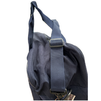 44L Foldable Duffel Bag Gym Sports Luggage Travel Foldaway School Bags - Dark Navy thumbnail