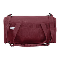 28L Travel Foldable Duffel Bag Gym Sports Luggage Foldaway School Bags - Maroon thumbnail