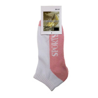 24x COTTON ANKLE SOCKS Sport Cushion Foot Low Cut Running - Assorted Colours Bulk - 6-11 thumbnail