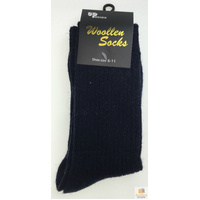 2 Pairs WOOL BLEND SOCKS Mens Soft Dress Thick Work Thermal Warm Cushion Foot - 6-11 thumbnail