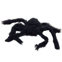 FAKE GIANT SPIDER Large Big Halloween Accessory Party 35cm x 25cm Huge Insect thumbnail