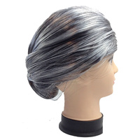 GRANDMA WIG Grey Hair Old Lady Granny Fancy Dress Costume Party Grand Mother thumbnail